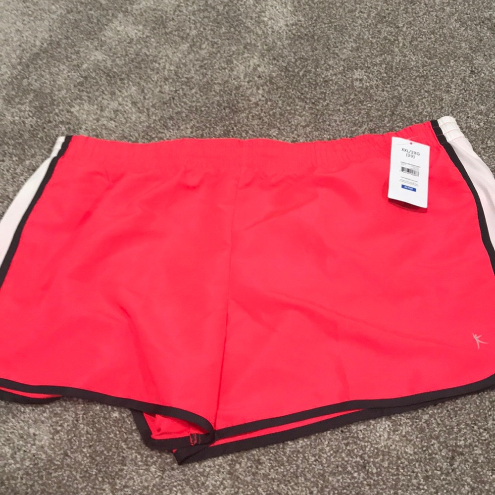 Brand new hot pink running shorts